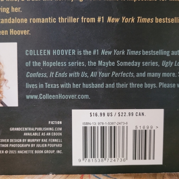 Verity and Without Merit By Colleen Hoover Book Bundle - Picture 3 of 5